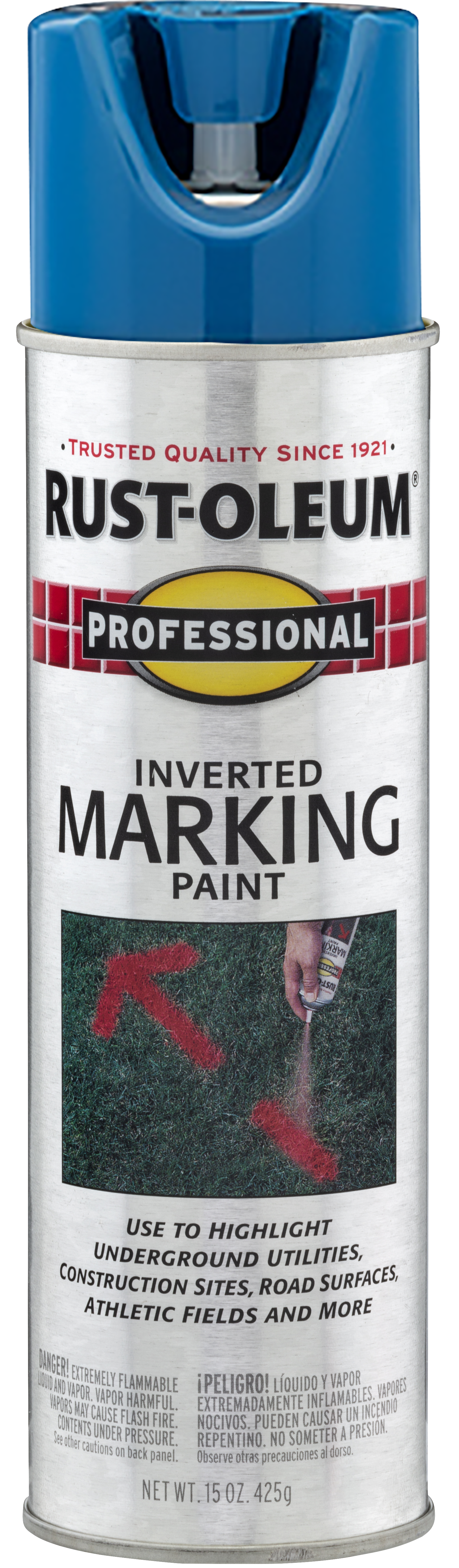 CAUTION BLUE 15OZ INV MARKING PAINT