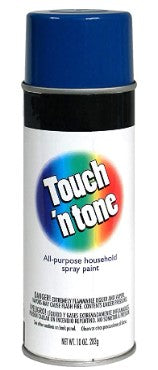 ROYAL BLUE GLOSS 10 OZ SPRAY PAINT, TOUCH'N-TONE