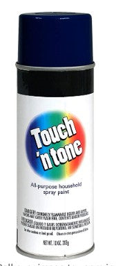 DARK BLUE GLOSS 10 OZ SPRAY PAINT, TOUCH'N-TONE