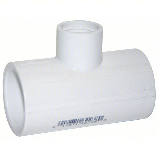 1/2" TEE, SCH40 PVC, SST