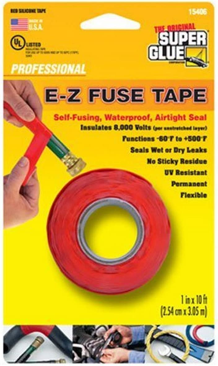 EZ FUSE TAPE, RED, 1" X 10'