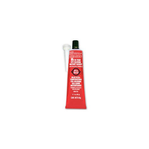 RED HI-TEMP RTV SILICONE TUBE 3OZ