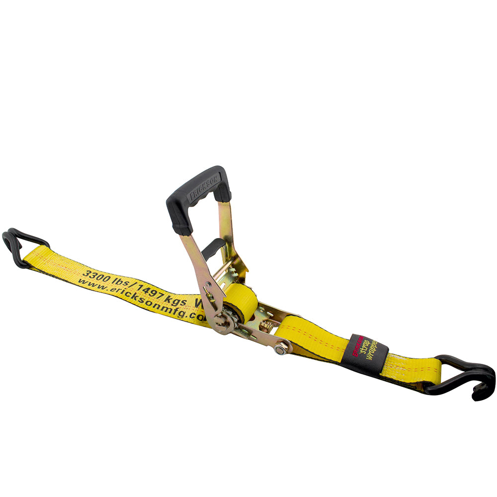 2"X27' 10K LB DEL.RUBBER HANDLE RATCHET W/STRAP WRAPPER BX DISP.