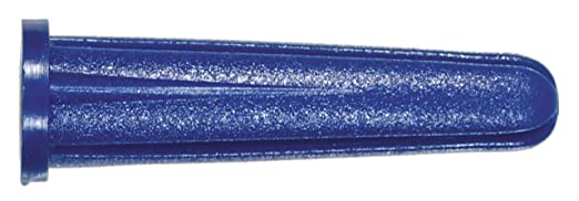 #10-12x1" BLUE (PP#CK 403B) CONICAL PLASTIC ANCHOR PLAIN 100BX