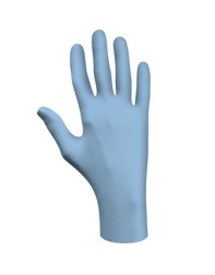 7500 - SMALL 4 MIL, BLUE NITRILE, POWDER FREE, BIODEGRADABLE{100