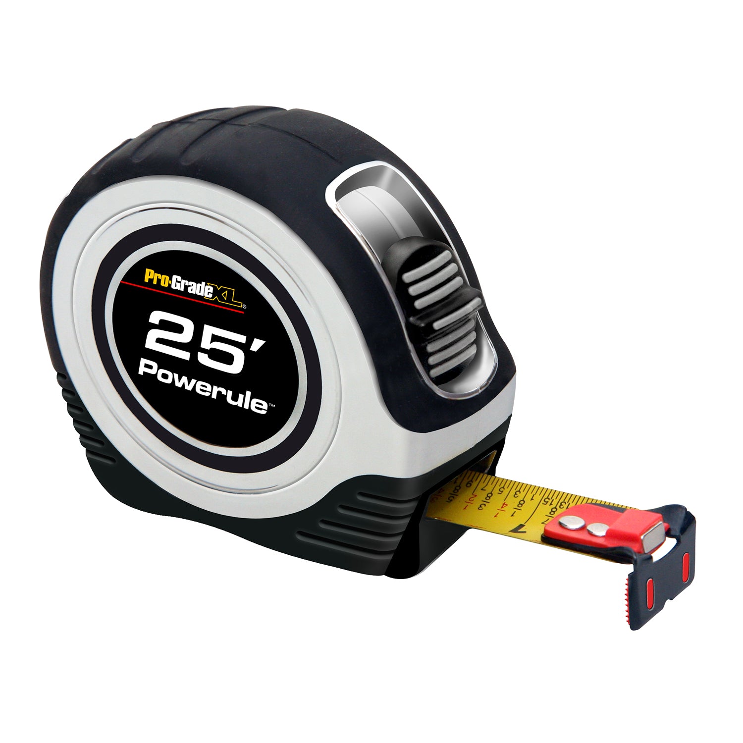 1X25 TAPE MEASURE, RUBBER GRIP