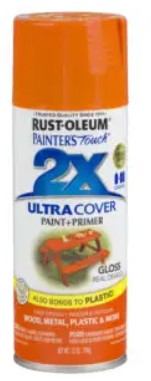 ULTRA COVER 2X GLOSS REAL ORANGE SPRAY 12 OZ.