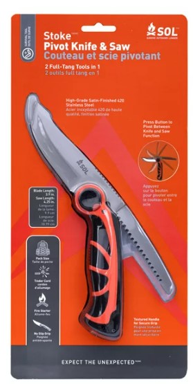 SOL STOKE PIVOT KNIFE & SAW