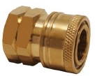 QUICK COUPLER SOCKET, 1/4" QUICK CONN X 1/4" FEMALE NPT