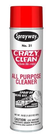 SPRAYWAY CRAZY CLEAN 19 OZ.