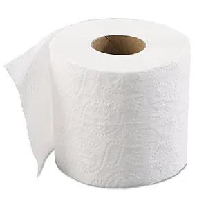 2 PLY TOILET PAPER, WHITE, STANDARD CORE (96 ROLLS/CS)