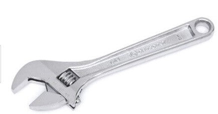 12" ADJ. WRENCH, CHROME, CARDED