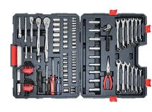 Crescent 128 Pc. 3/8" Drive 12 Point Standard SAE/Metric Mechanics Tool Set