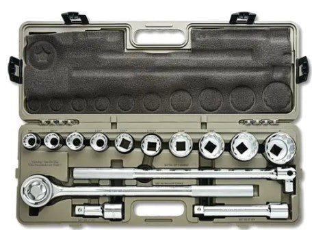 Crescent 14 Pc. 3/4" Drive 12 Point Standard SAE Mechanics Tool Set - CTK14SAEN