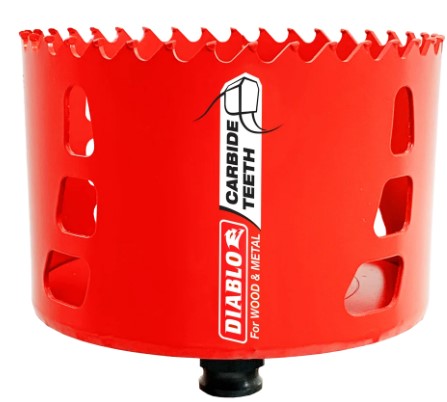 4 in. (102mm) Carbide-Tipped Wood & Metal Holesaw