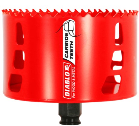 4-1/4 in. (108mm) Carbide-Tipped Wood & Metal Holesaw