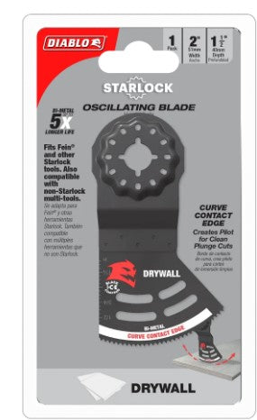 2 in. Starlock Bi-Metal Oscillating Blade for Drywall