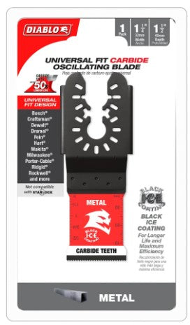 1-1/4 in. Universal Fit Carbide Oscillating Blade for Metal