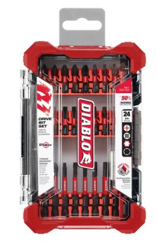 Diablo 24 pc Screwdriving Set (24-Piece)