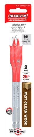 Diablo 5/8 in. x 6 in. Spade Bit (2-Pack)