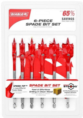 6 pc Spade Bit Set (6-Piece)