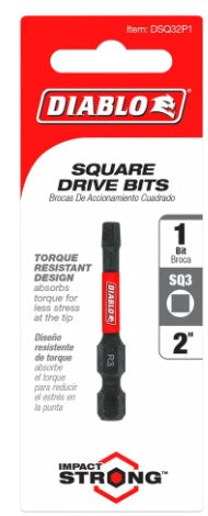 2 in. #3 Square Drive Bit