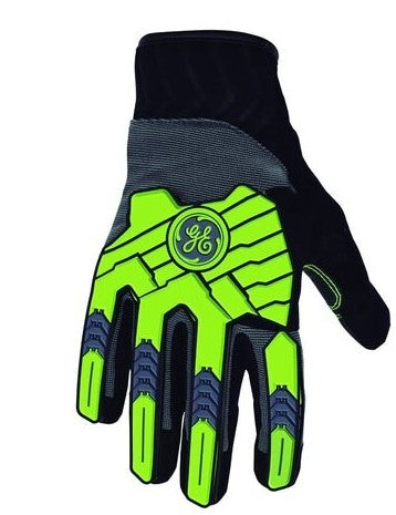 HI-VIS SYN. LEATHER IMPACT RESIST, XL