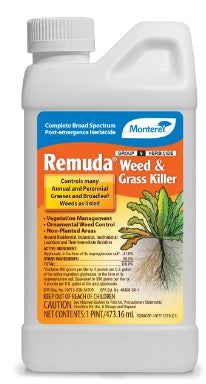 REMUDA WEED & GRASS KILLER 1 PINT
(41% GLYPHOSATE)