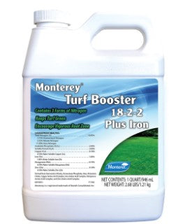 MONTEREY TURF BOOSTER 18-2-2 + IRON 32 OZ. RTS