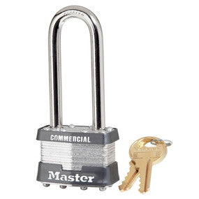 1-3/4" WIDE PADLOCK, KEYED ALIKE, 2-1/2" SHACKLE