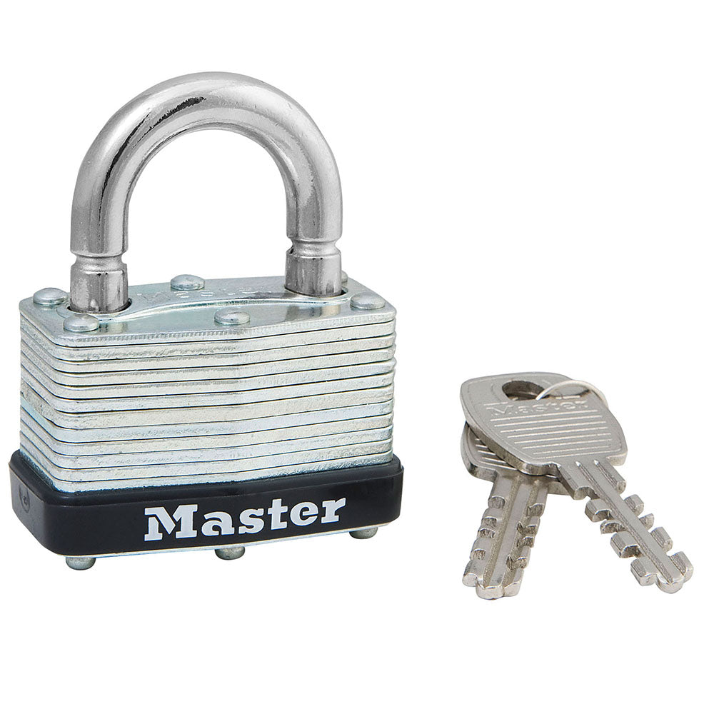 WARDED PADLOCK W/BREAKAWAY SHACKLE, KEYED ALIKE