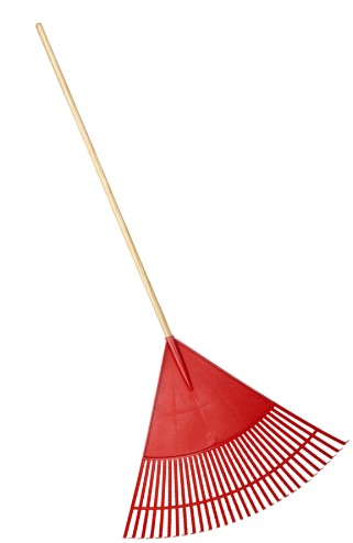 Corona RK 30" POLY LEAF RAKE, 30-TINE, 48" WOOD HANDLE