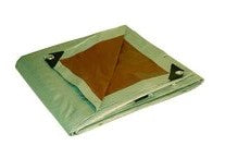 10X12 TARP, H.D. SILVER/BROWN