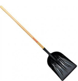 #12 ABS SCOOP, 48" WOOD HANDLE