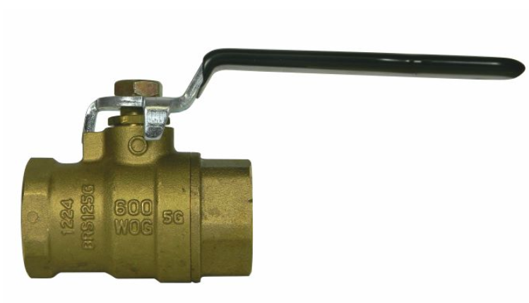 2" LF BRASS BALL VALVE