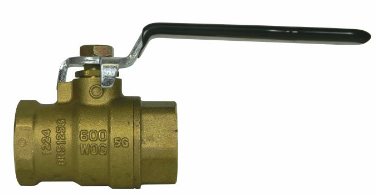 1" LF BRASS BALL VALVE