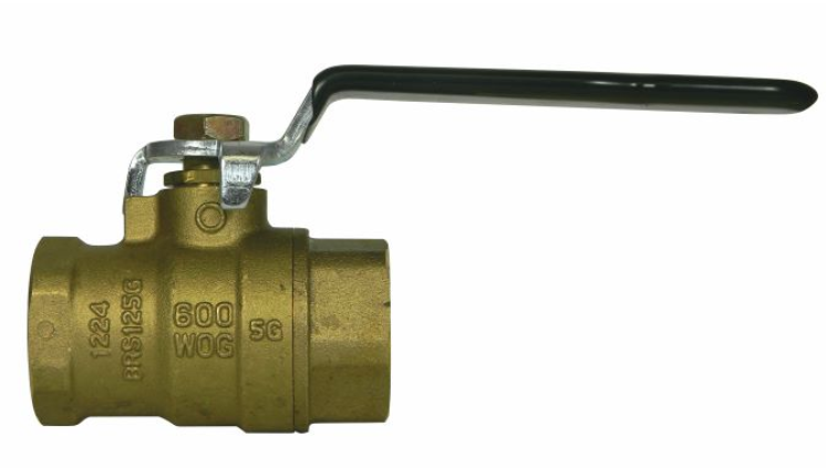 3" LF BRASS BALL VALVE