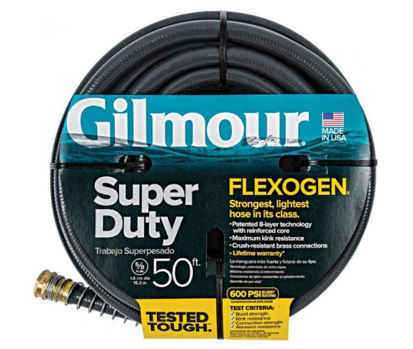 5/8X50 FLEXOGEN SUPER DUTY HOSE, GRAY