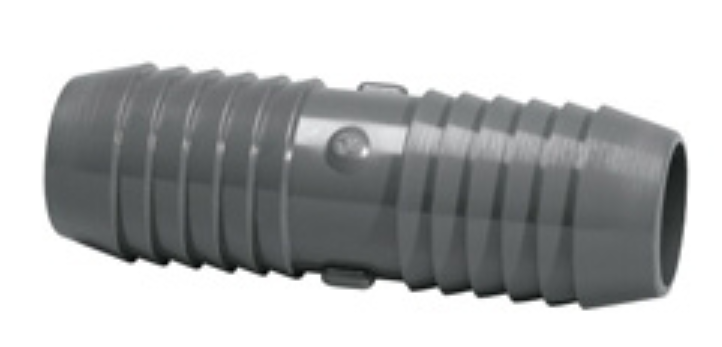 1/2" INSERT COUPLING, GRAY PVC