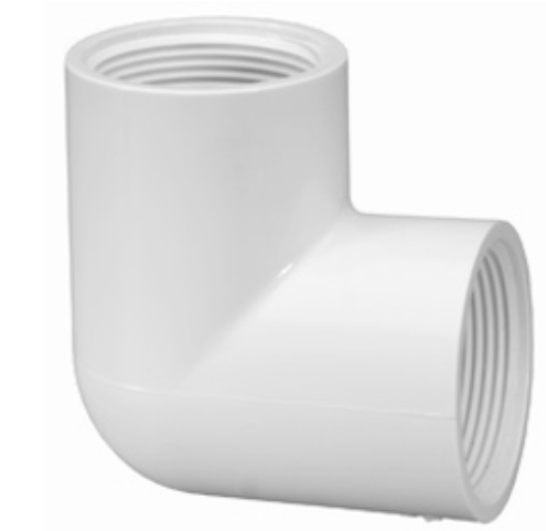 1" 90' ELBOW, SCH40 PVC, TXT