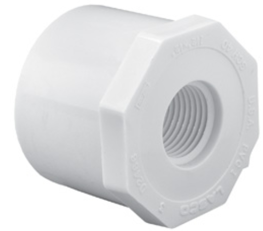 2X1-1/2 BUSHING, SCH40 PVC, SXT