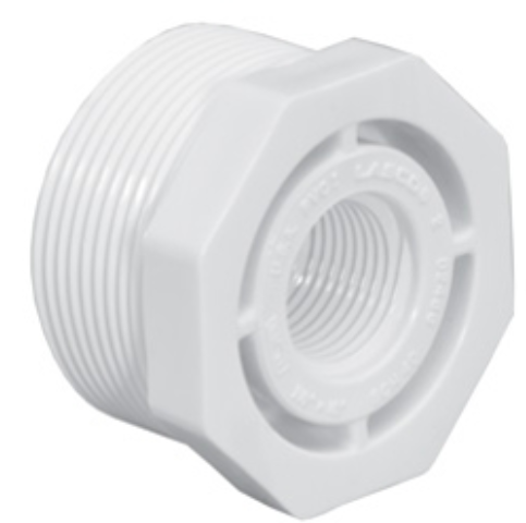 3/4X1/2 BUSHING, SCH40 PVC, TXT