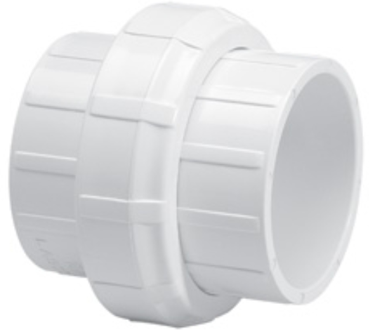 3/4" UNION, SCH40 PVC, SXS