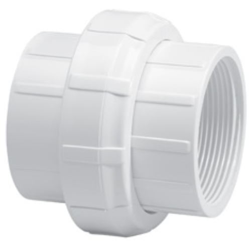 3/4" UNION, SCH40 PVC, TXT