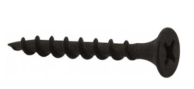 BUGLE HEAD PHIL CR DRYWALL SCREW BLK #6-9X1-1/4"