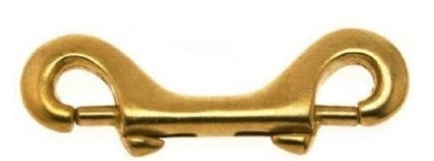 4-1/2" DBL END BOLT SNAP, BRONZE [163B]