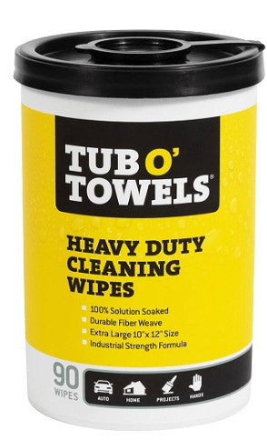 TUB O TOWELS CLEANING WIPES, 90 PK