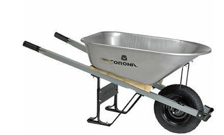 6 CU.FT. HD WHEELBARROW, STEEL TRAY & STEEL HANDLES