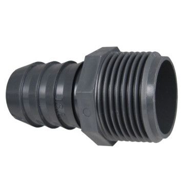 2" MALE ADAPTER, INSERT BARB X MPT, PVC