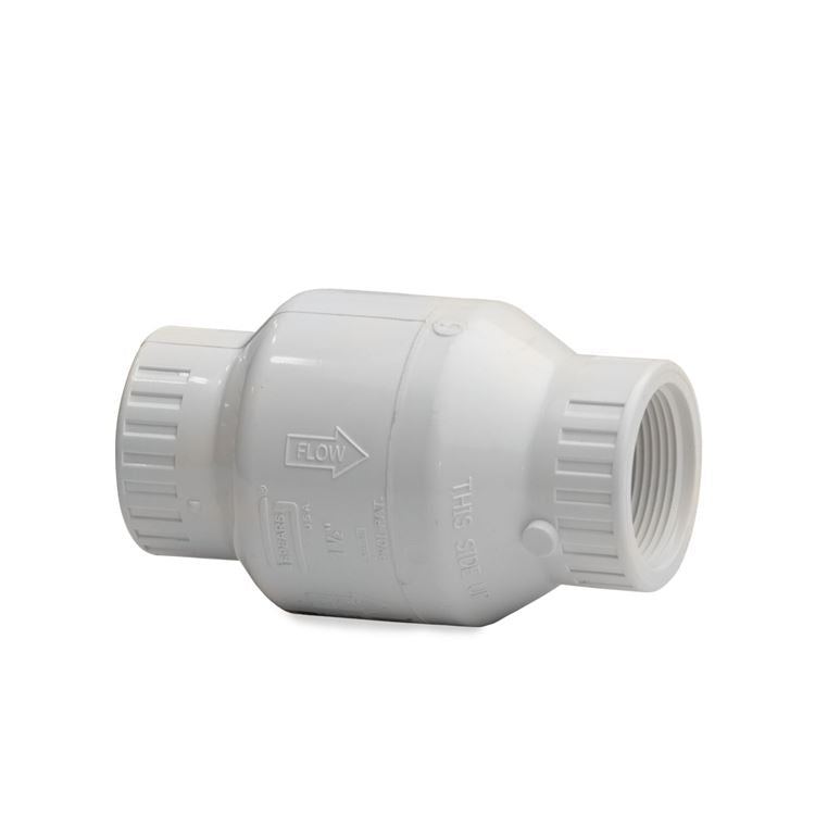 1/2" PVC SPRING CHECK VALVE, TXT